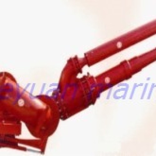 Electric double pipe fire monitor
